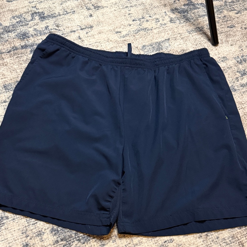 Men's Navy Blue Athletic Shorts